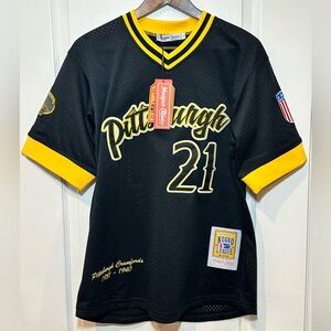 Headgear Classics Men’s Black Pittsburgh Crawfords Negro League Jersey, Small